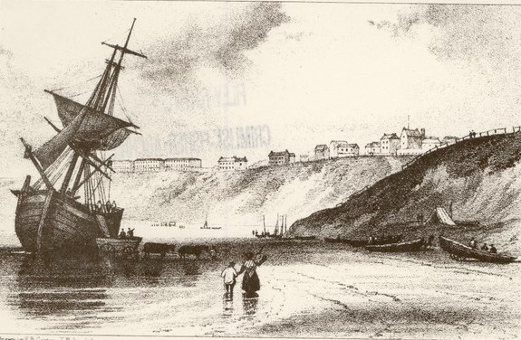 A Yawl at Filey about 1840