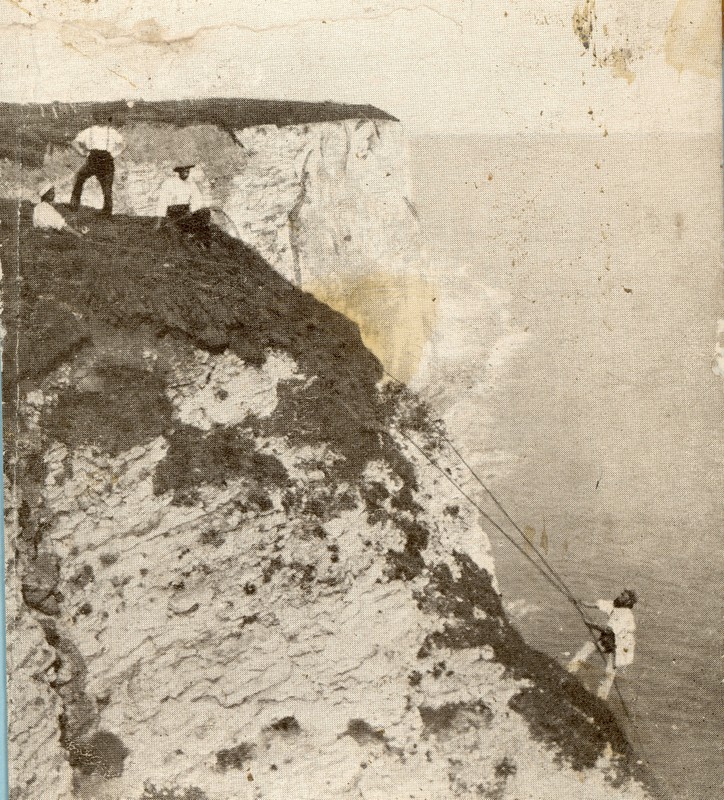 "Eggers" on the cliffs.